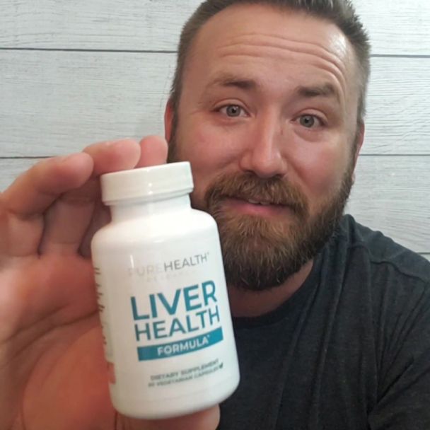 influencer with a bottle