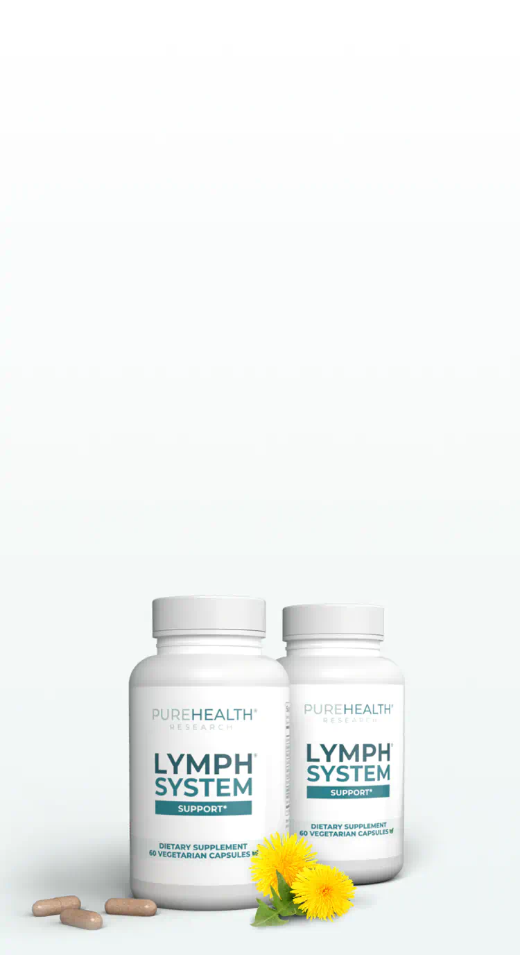 Supplements for lymphatic drainage