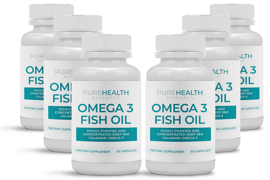 Omega 3 Fish Oil 6 Bottles
