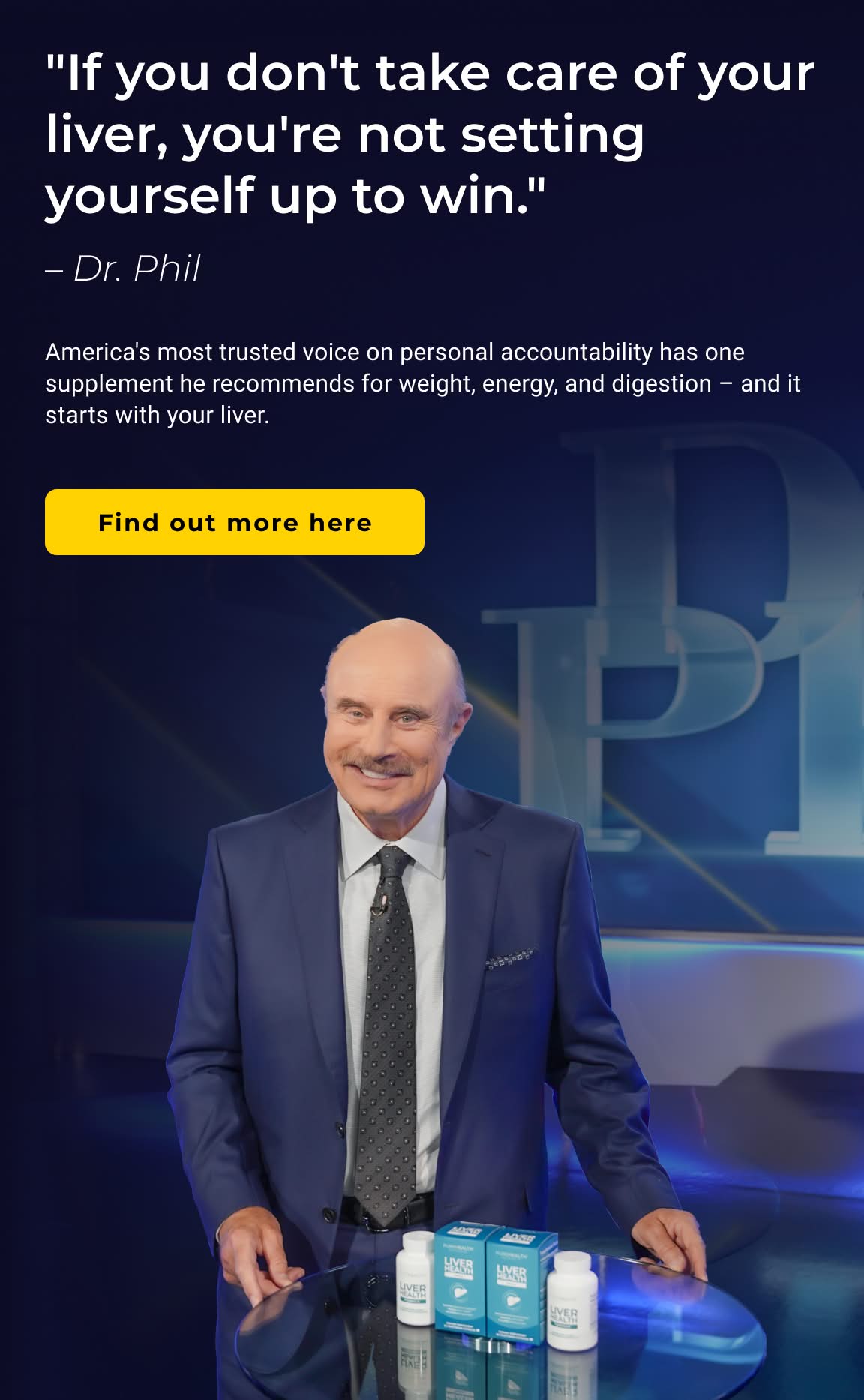 Banner featuring Dr. Phil