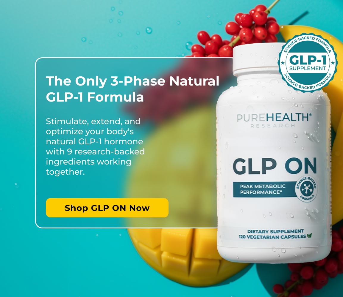 Hero banner featuring natural GLP-1 supplements collection