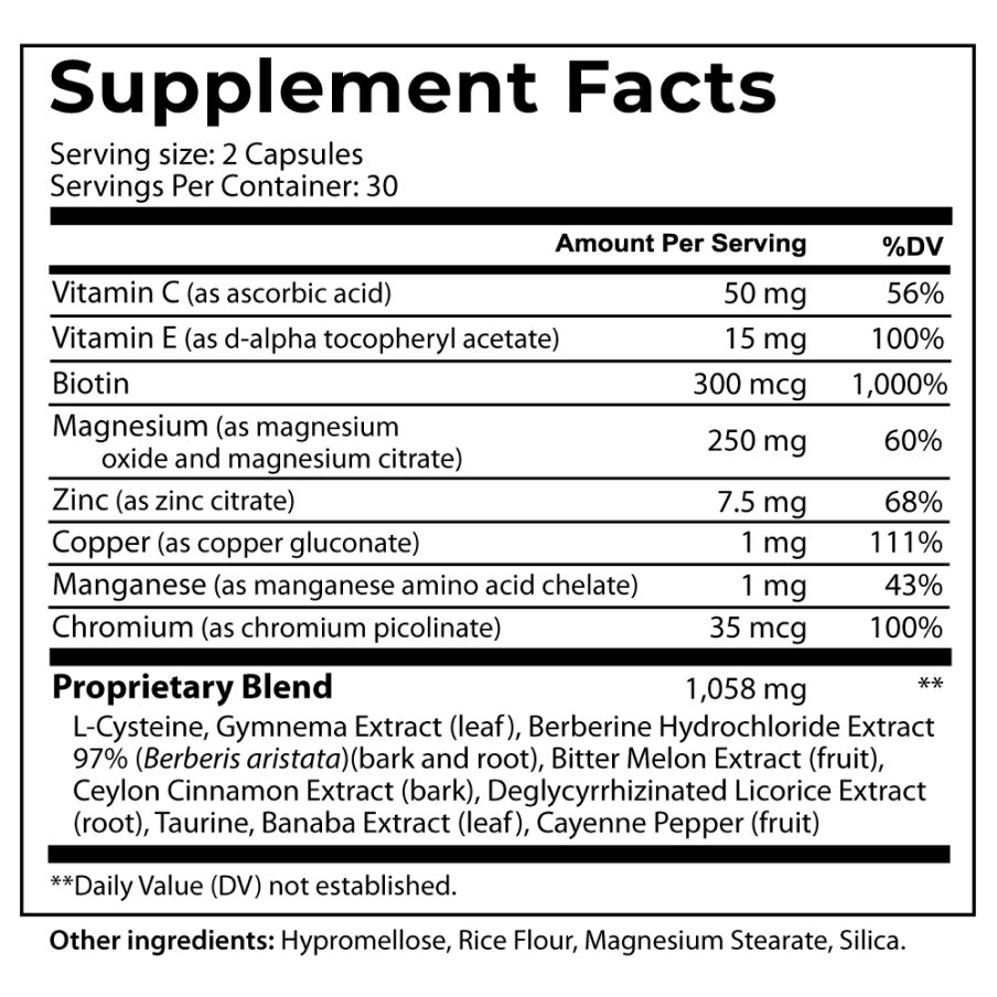 Blood Sugar Formula