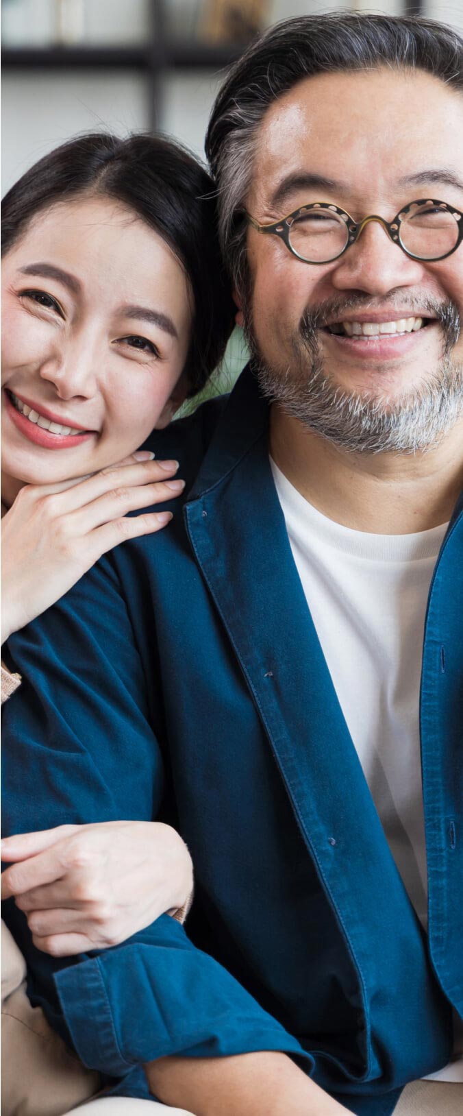 Happy middle aged couple