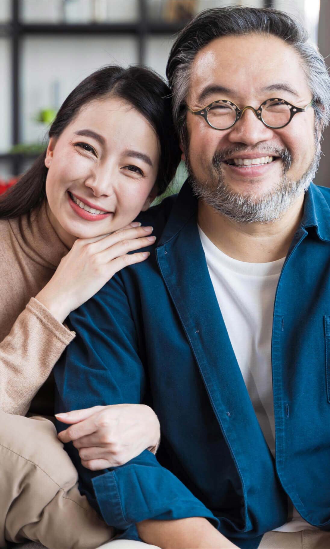 Happy middle aged couple