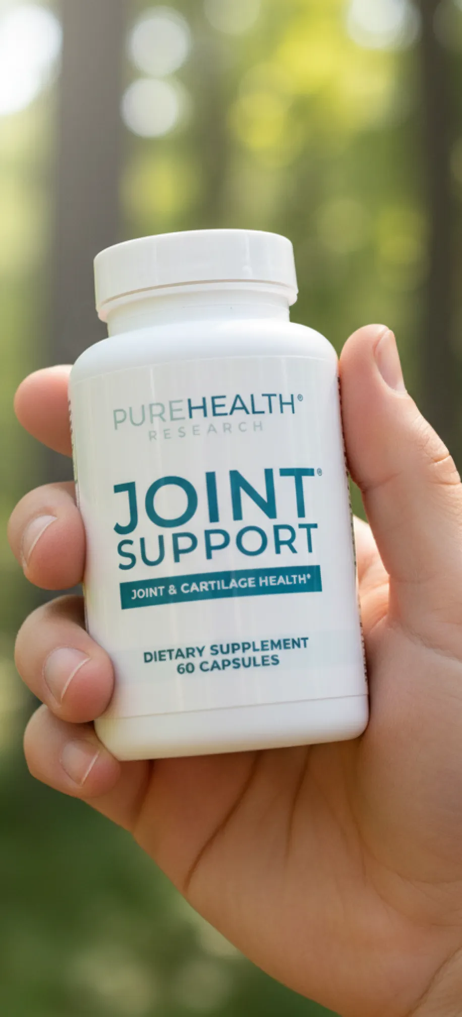 Joint Support bottle in hand
