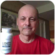 Customer photo holding product bottle